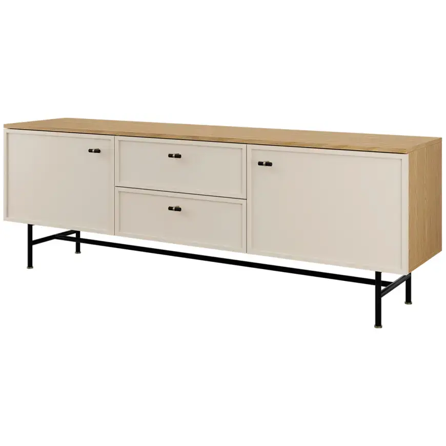 TV stolík Elora 10 Dub Jarná/Macadamia