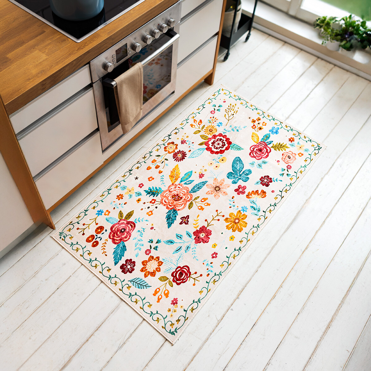 Koberec Flower Power, 150 × 80 cm