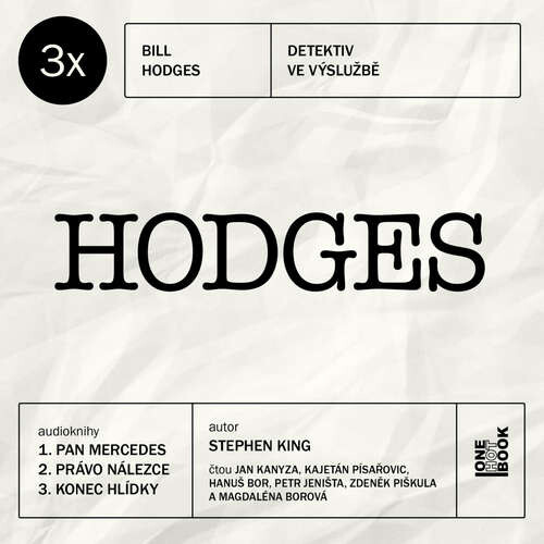 3× Bill Hodges - Stephen King (mp3 audiokniha)