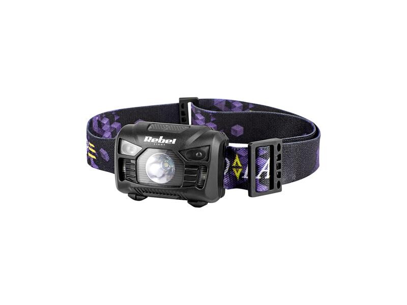 Nabíjateľná čelovka REBEL URZ0938.1 3 W 120 lm