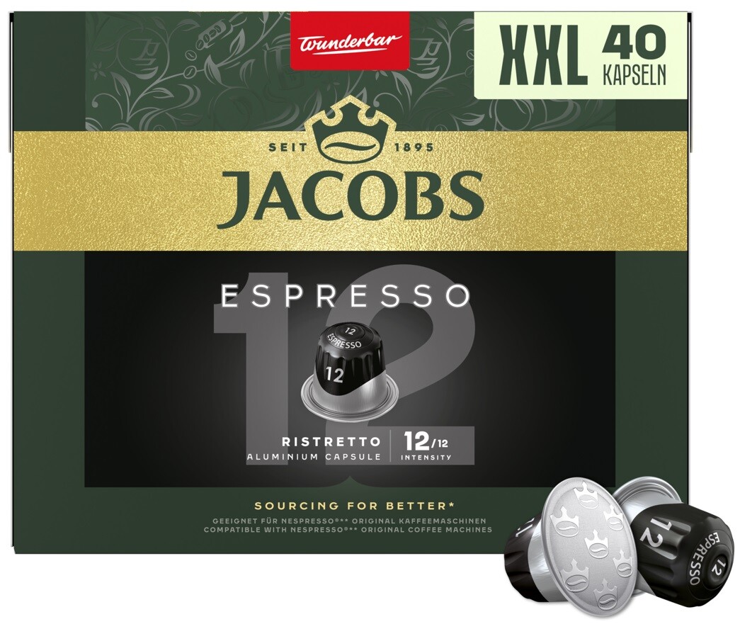 JACOBS Espresso RISTRETTO XXL kapsle 40 ks