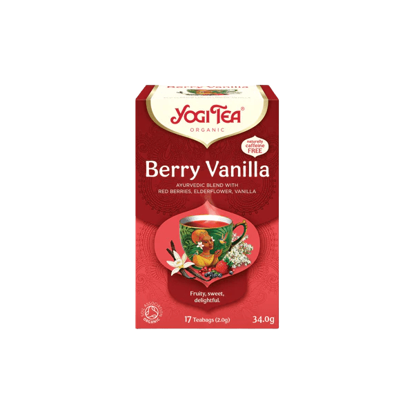 YOGI TEA BIO Čaj Berry Vanilla 17 x 2 g