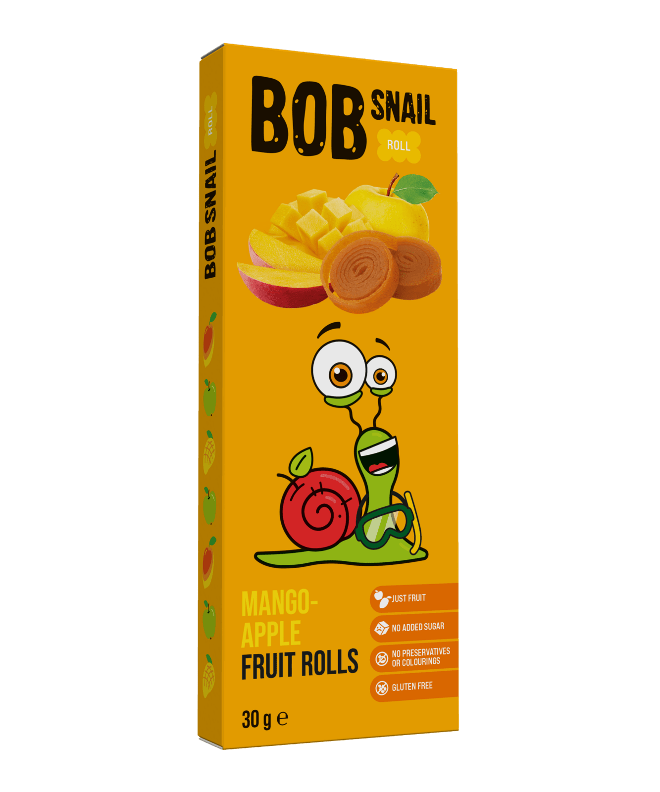 ŠNEK BOB Jablkovo-mangové rolky 10 x 3 g