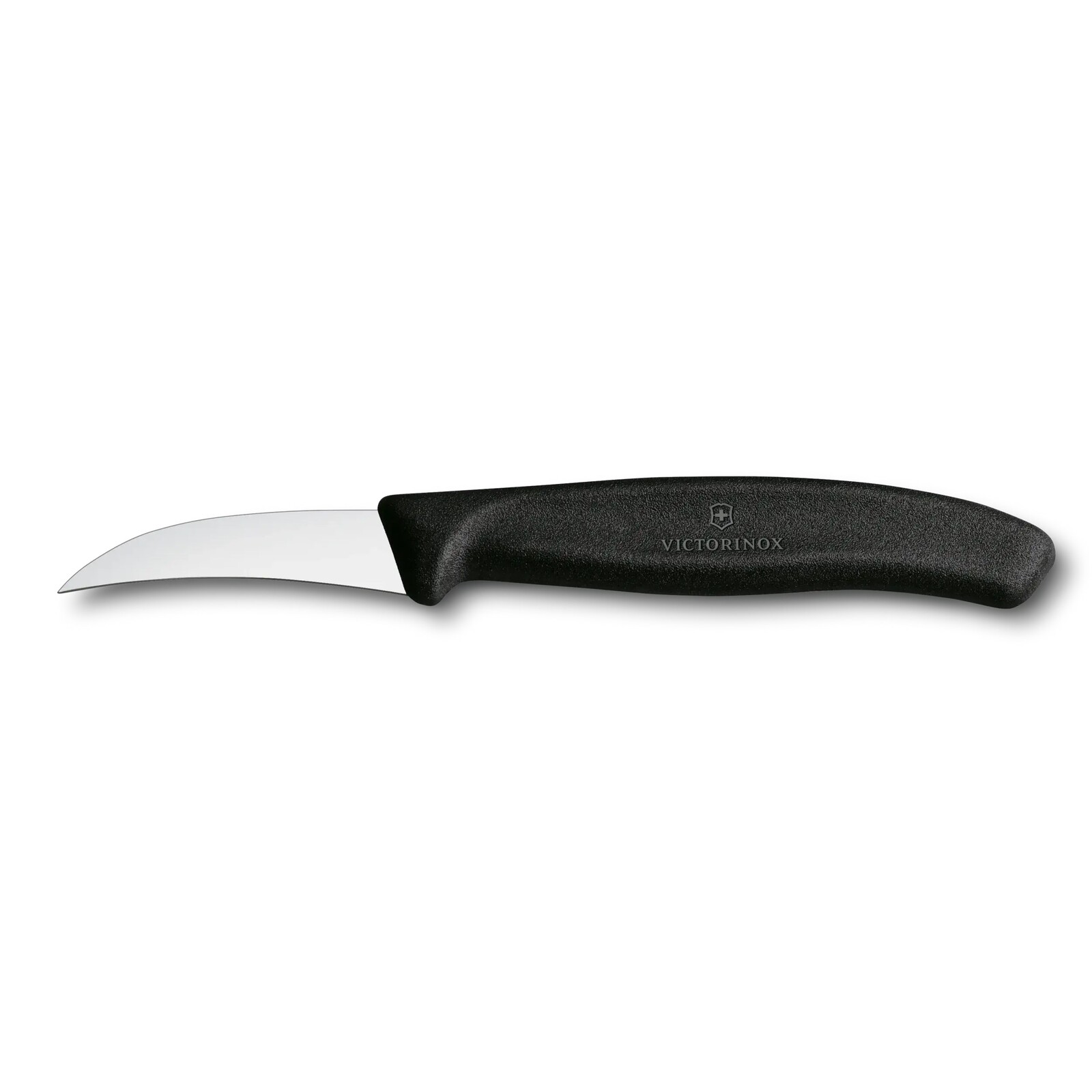 Nôž na krájanie / lúpanie 6 cm, čierna, plast, Victorinox