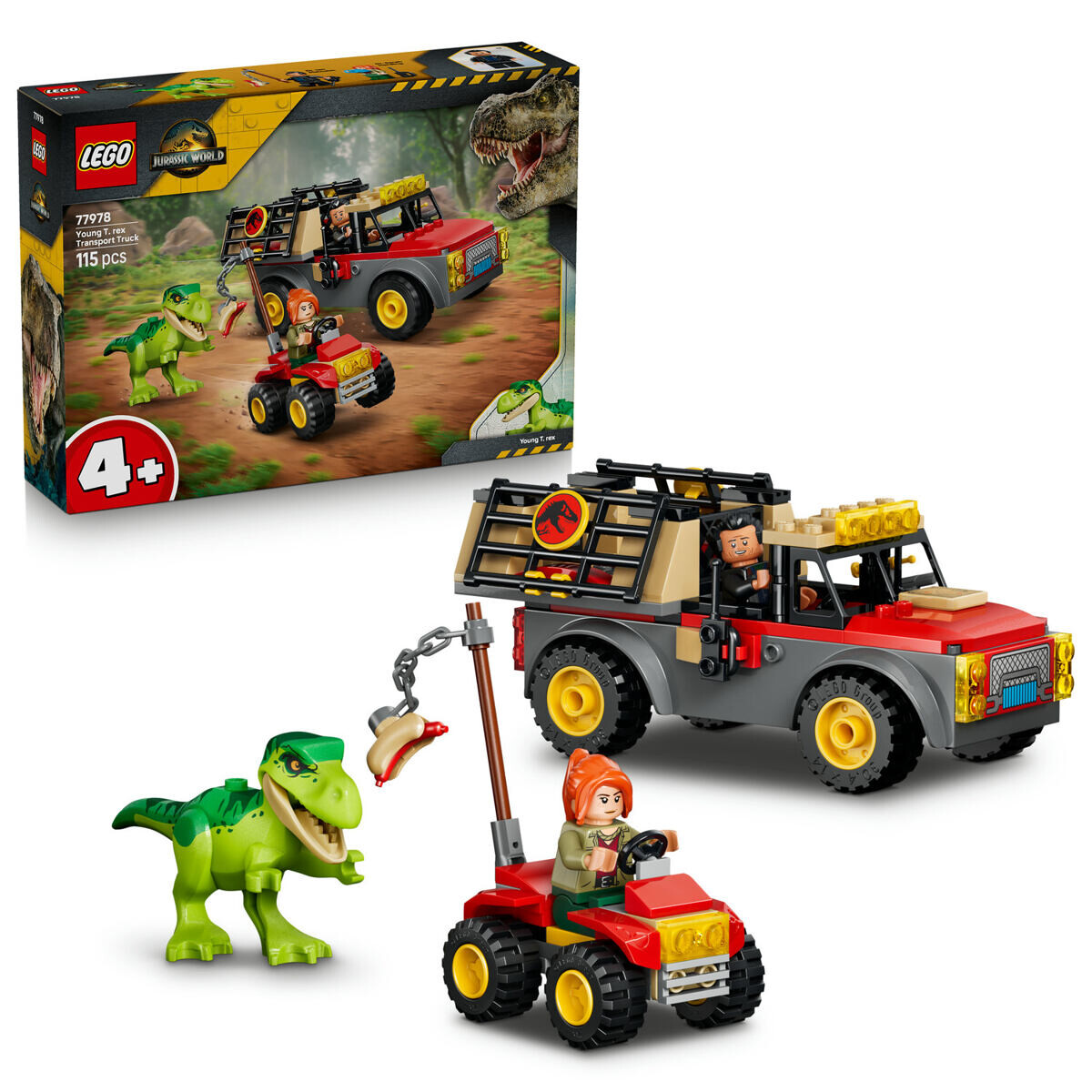 LEGO® Jurassic World 77978 Nákladiak na prepravu malého T-rexe