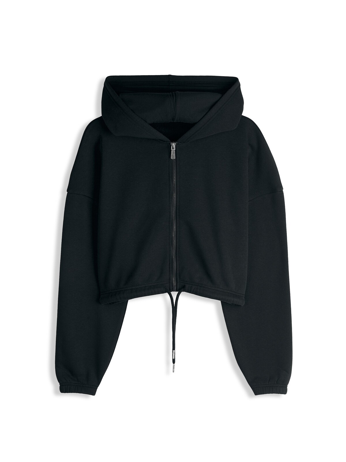 GATE Krátka mikina s kapucňou na zips