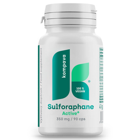 KOMPAVA Sulforaphane active+ 350mg 90 kapsúl