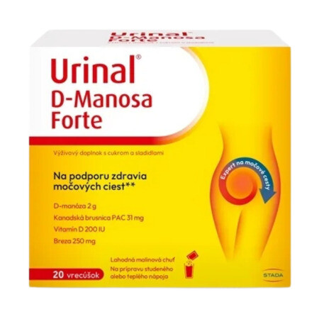 URINAL D-Manosa forte vrecúška inov.2026 1 x 20 ks