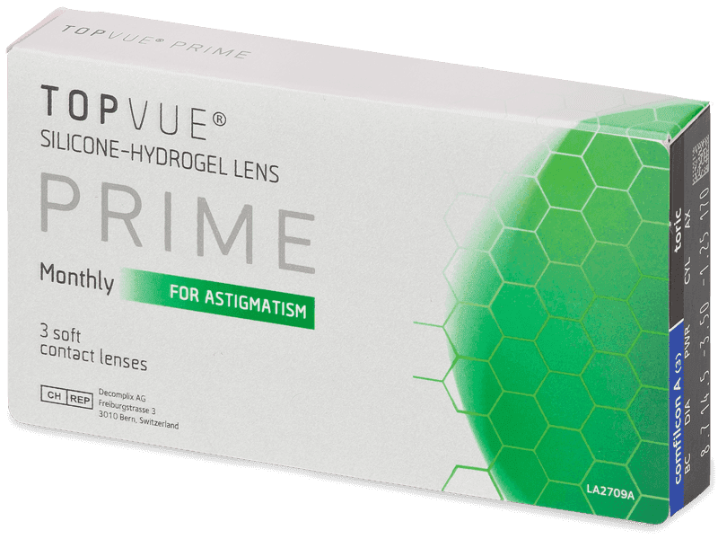 TopVue Prime for Astigmatism (3 šošovky)