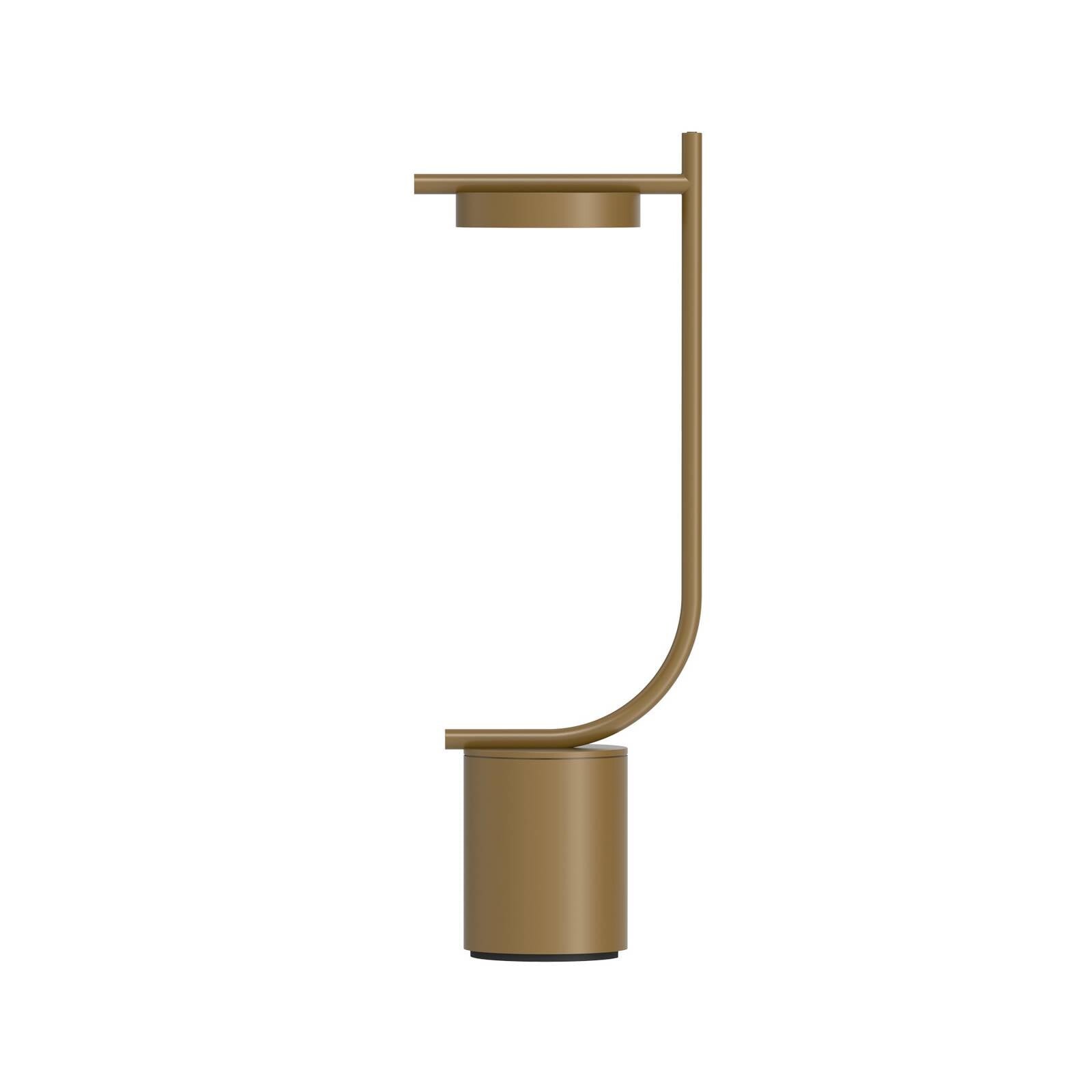 Stolová LED lampa Grupa s akumulátorom Igram, mosadz, 40 cm, IP44