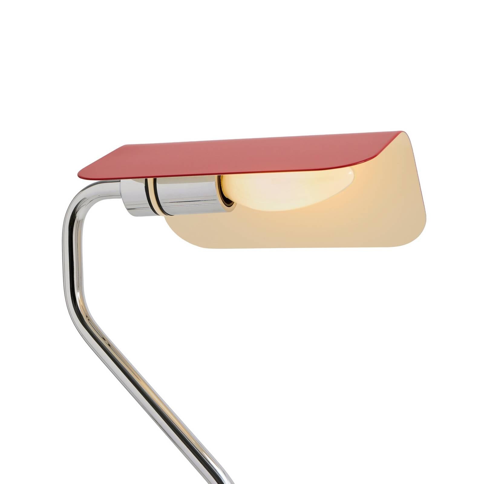 Stolová lampa HAY Apex, červená, výška 38 cm, E14, oceľ