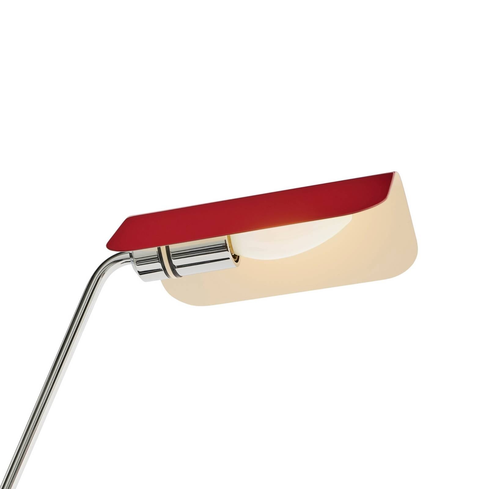 Stolná lampa HAY Apex, červená, 38 cm, E14, oceľ