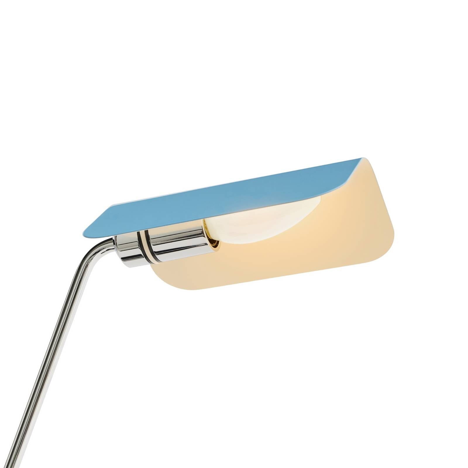 Stolná lampa HAY Apex, pastelovo modrá, 38 cm, E14, oceľ