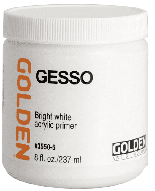 GOLDEN GESSO - Akrylový šeps (biela, 473 ml)