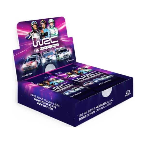 Sportzoo 2026 FIA WRC World Rally Championship Hobby Box – karty automobilových pretekov