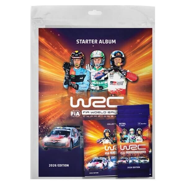 Sportzoo 2026 FIA WRC World Rally Championship Starter Pack – karty automobilových pretekov