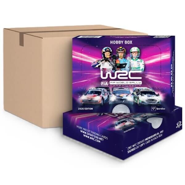 Sportzoo 2026 FIA WRC World Rally Championship Hobby Case – karty automobilových pretekov