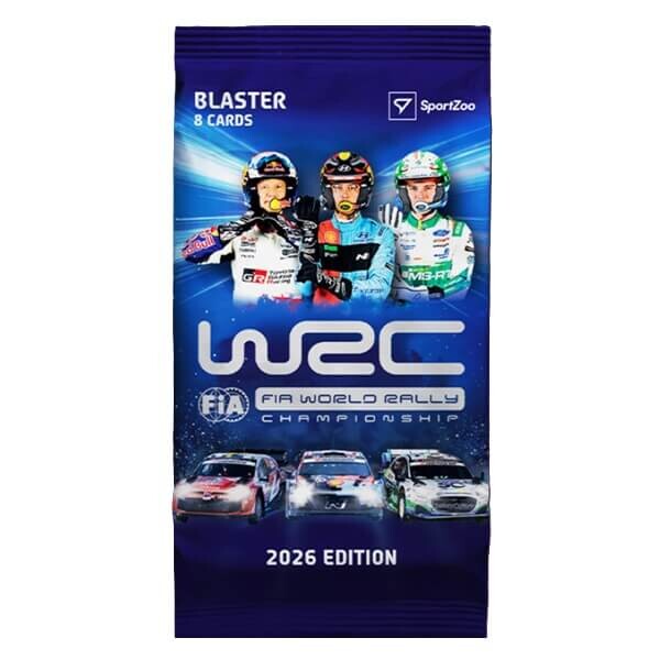Sportzoo 2026 FIA WRC World Rally Championship Blaster Balíček – karty automobilových pretekov