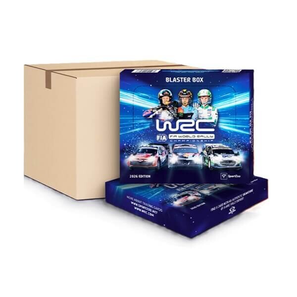 Sportzoo 2026 FIA WRC World Rally Championship Blaster Case – karty z automobilových pretekov