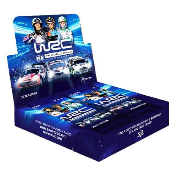 Sportzoo 2026 FIA WRC World Rally Championship Blaster Box – karty automobilových pretekov