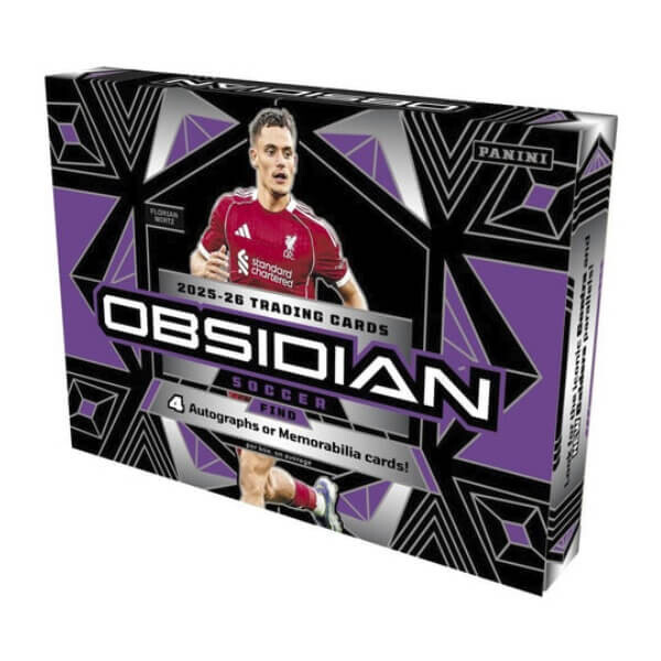 Panini 2025-2026 Panini Obsidian Soccer Hobby Box - futbalové karty