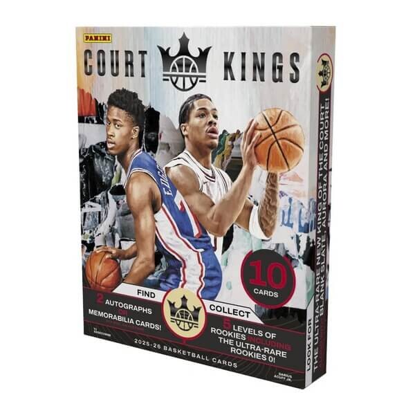Panini 2025-2026 NBA karty Panini Court Kings Basketball Hobby Box