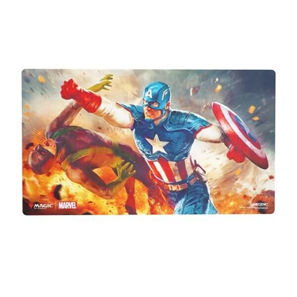 Gamegenic Hracia podložka Prime Playmat Magic: The Gathering Marvel Super Heroes – Captain America, Super-Soldier