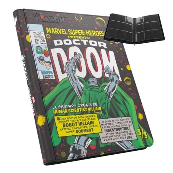 Gamegenic Album na karty Magic: the Gathering Zip-Up 18-Pocket Marvel Super Heroes - Doctor Doom