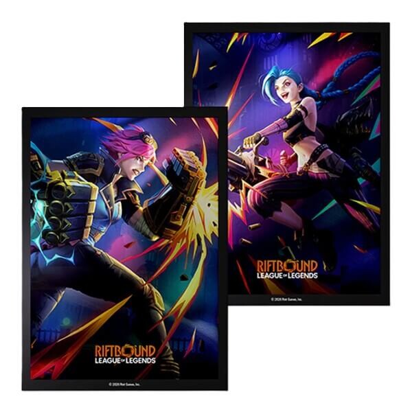 Jasco Games Obaly na karty Art Sleeves Riftbound League of Legends: Vendetta – Vi vs Jinx – 100 ks