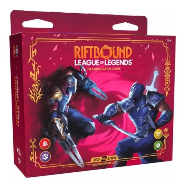 Riot Games Riftbound: League of Legends - Vendetta Showdown Decks Zed vs Shen