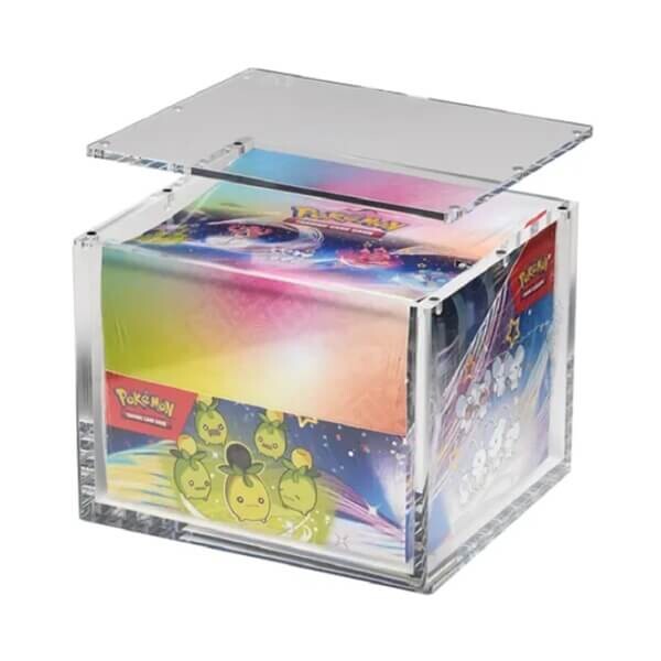 The Acrylic Box Akrylový box Mini Tin Display Case na balenie 10 plechoviek Pokémon Mini Tin