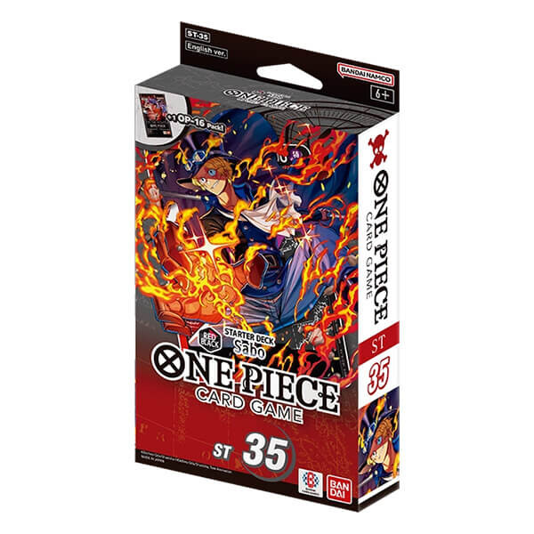 Bandai One Piece Card Game - Starter Deck RED/BLACK Sabo ST-35 - EN
