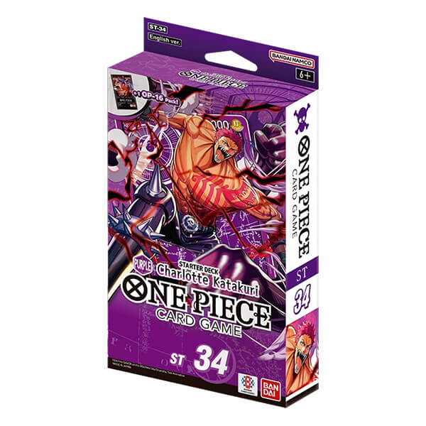 Bandai One Piece Card Game - Starter Deck PURPLE Charlotte Katakuri ST-34 - EN
