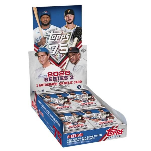 Topps 2026 Topps Series 2 Baseball Hobby Box - zberateľské karty MLB