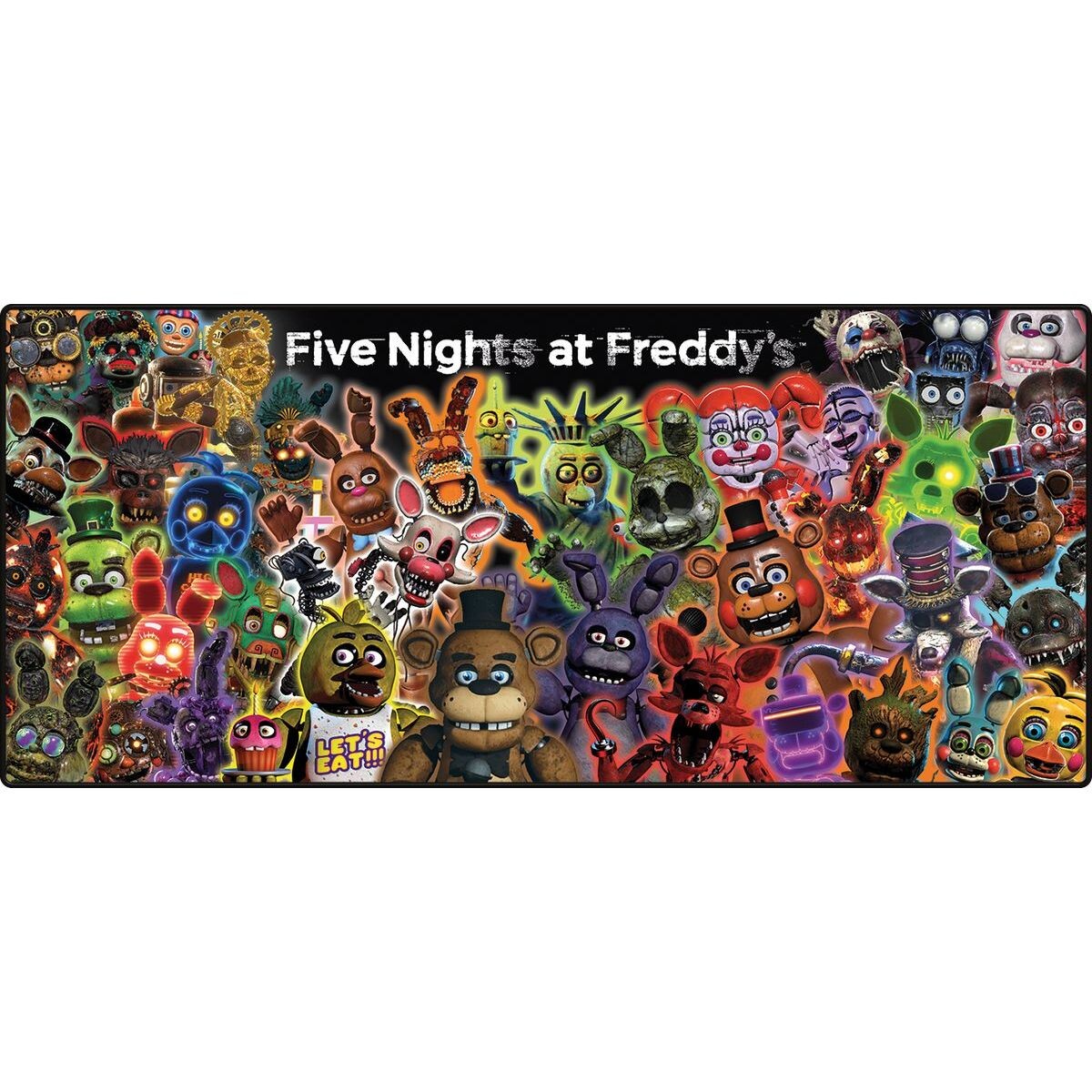 Pyramid International Five Nights At Freddy's Herná podložka 90 x 40 cm Glow Montage