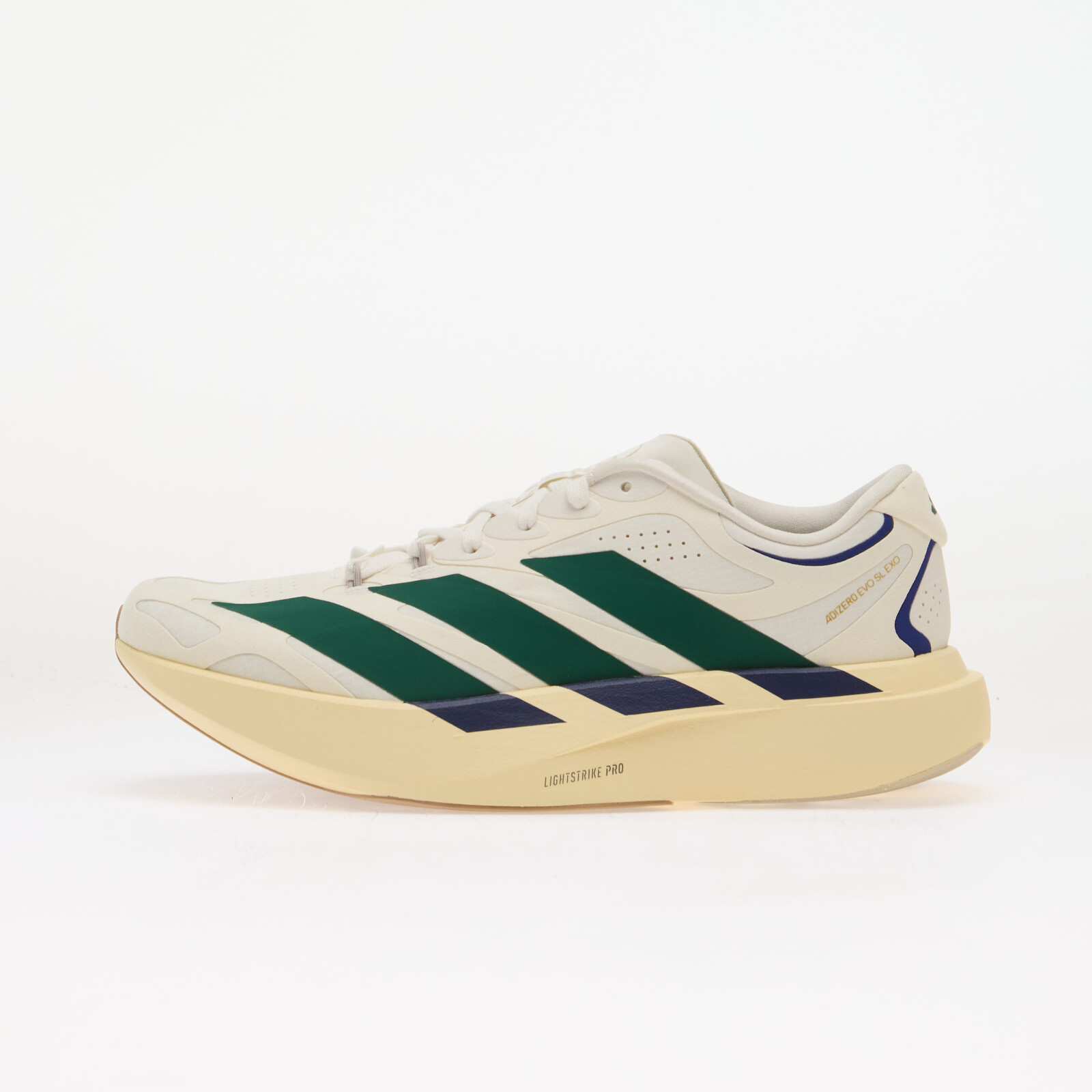 Tenisky adidas Adizero EVO SL Exo Suede Core White/ Collegiate Green/ Cream White EUR 46