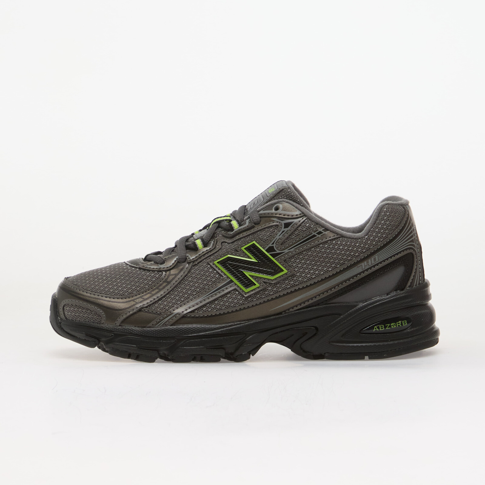 Tenisky New Balance Kids 740 Black Metallic/ Alkaline Green EUR 40