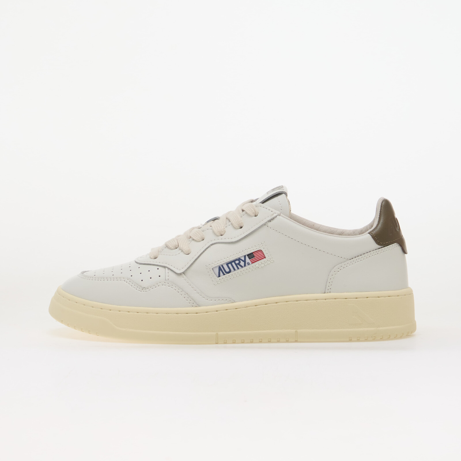 Tenisky Autry Medalist Low Man White/ Chocolate Leather EUR 41