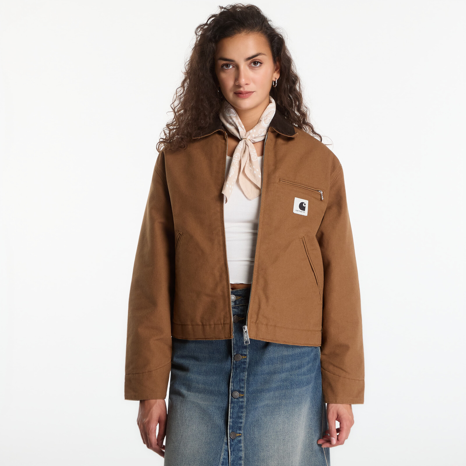 Bunda Carhartt WIP W' OG Detroit Jacket WIP H Brown/ Tobacco Rinsed M