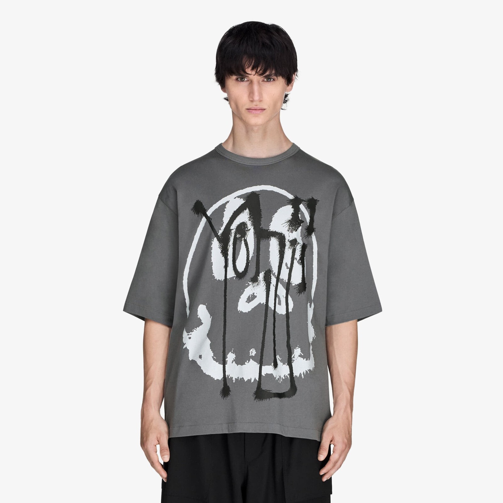 Tričko Y-3 Chito Graphic Short Sleeve Tee UNISEX Grey Five XS