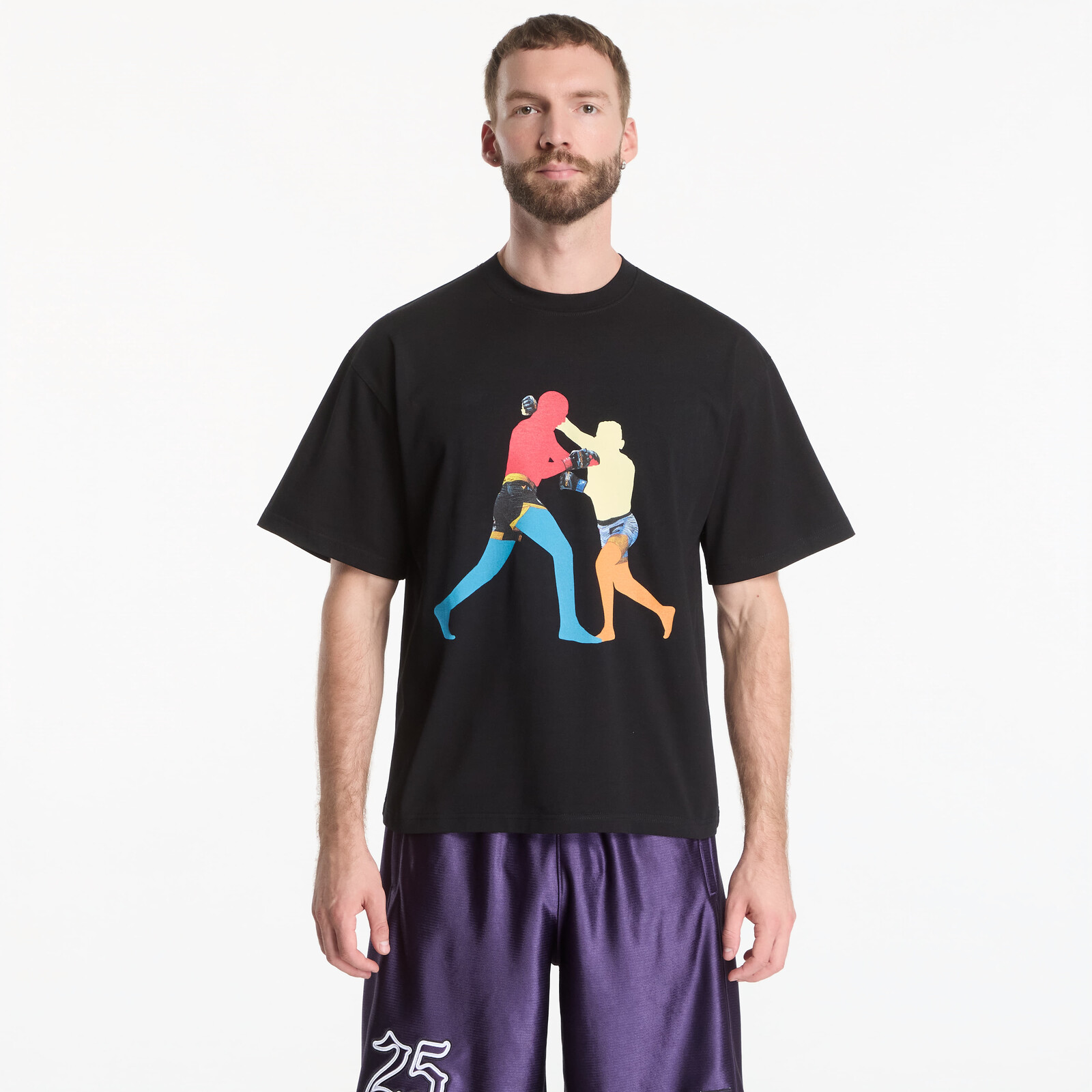 Tričko Footshop x Oktagon T-Shirt Fighters Black M