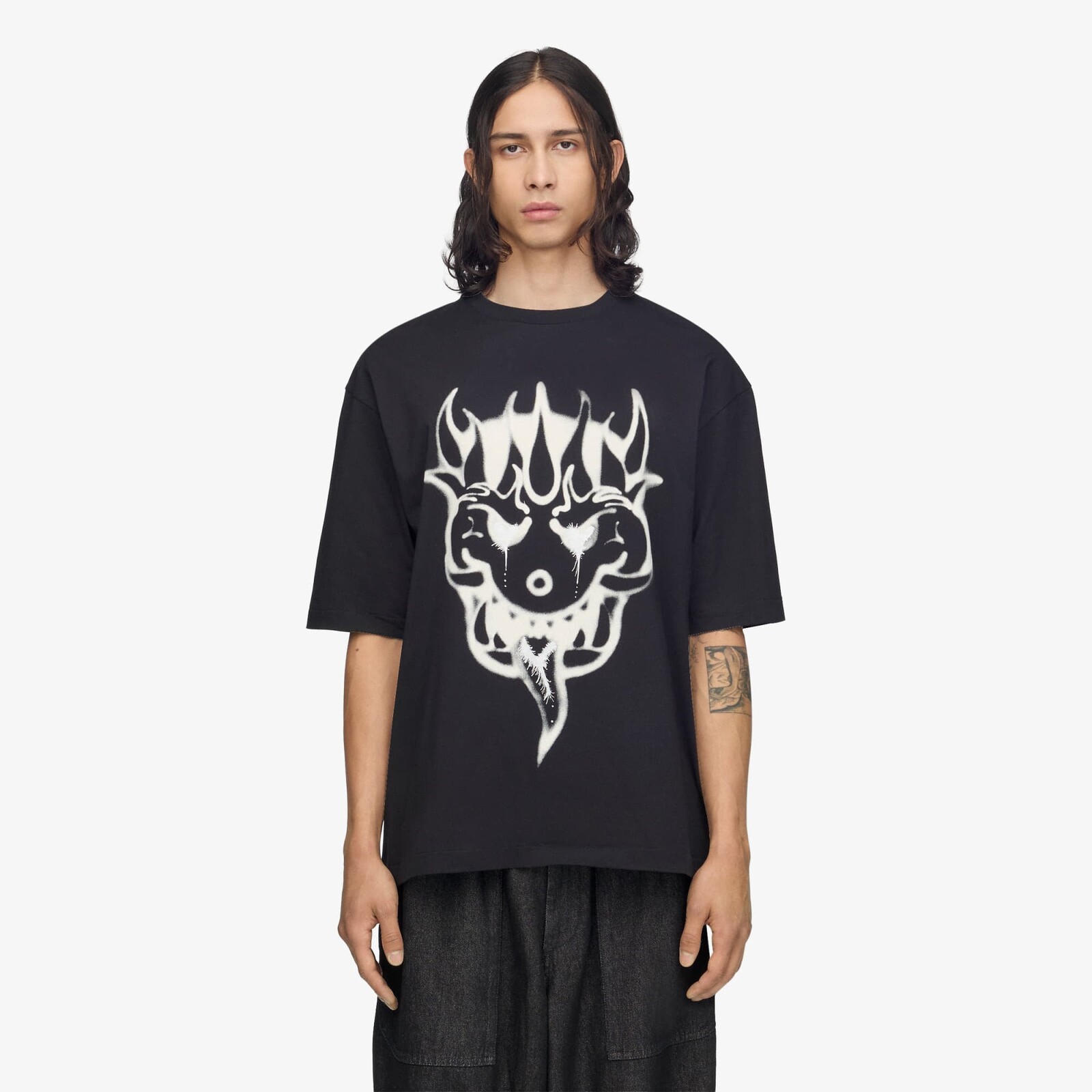 Tričko Y-3 Chito Graphic Short Sleeve Tee Black S