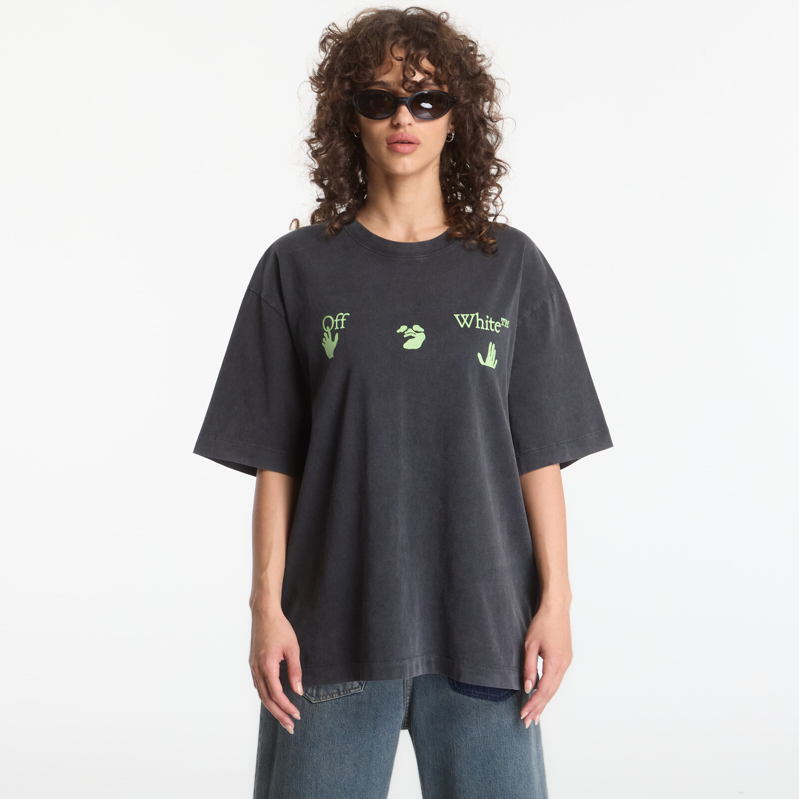 Tričko Off-White Bacco Arrow Skate S/S Tee UNISEX Vintage Black M