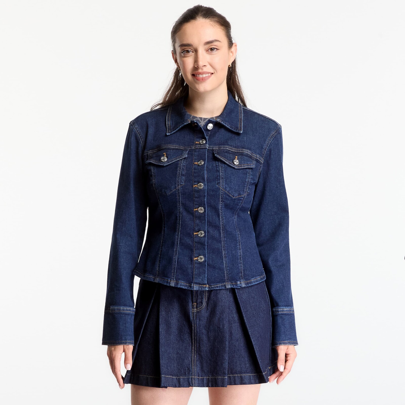 Košeľa Calvin Klein Jeans Sculpt Trucker Shirt Classic Rinse L