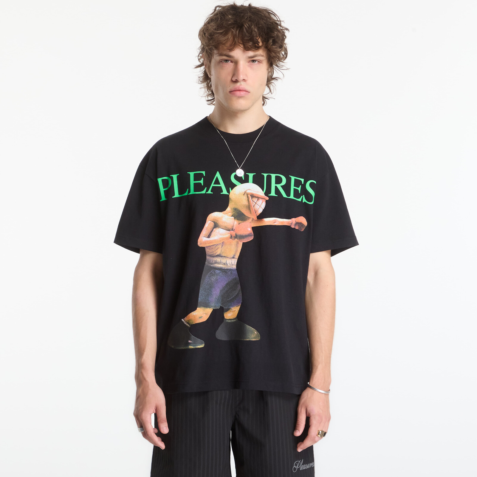 Tričko PLEASURES Animals T-Shirt Black XL