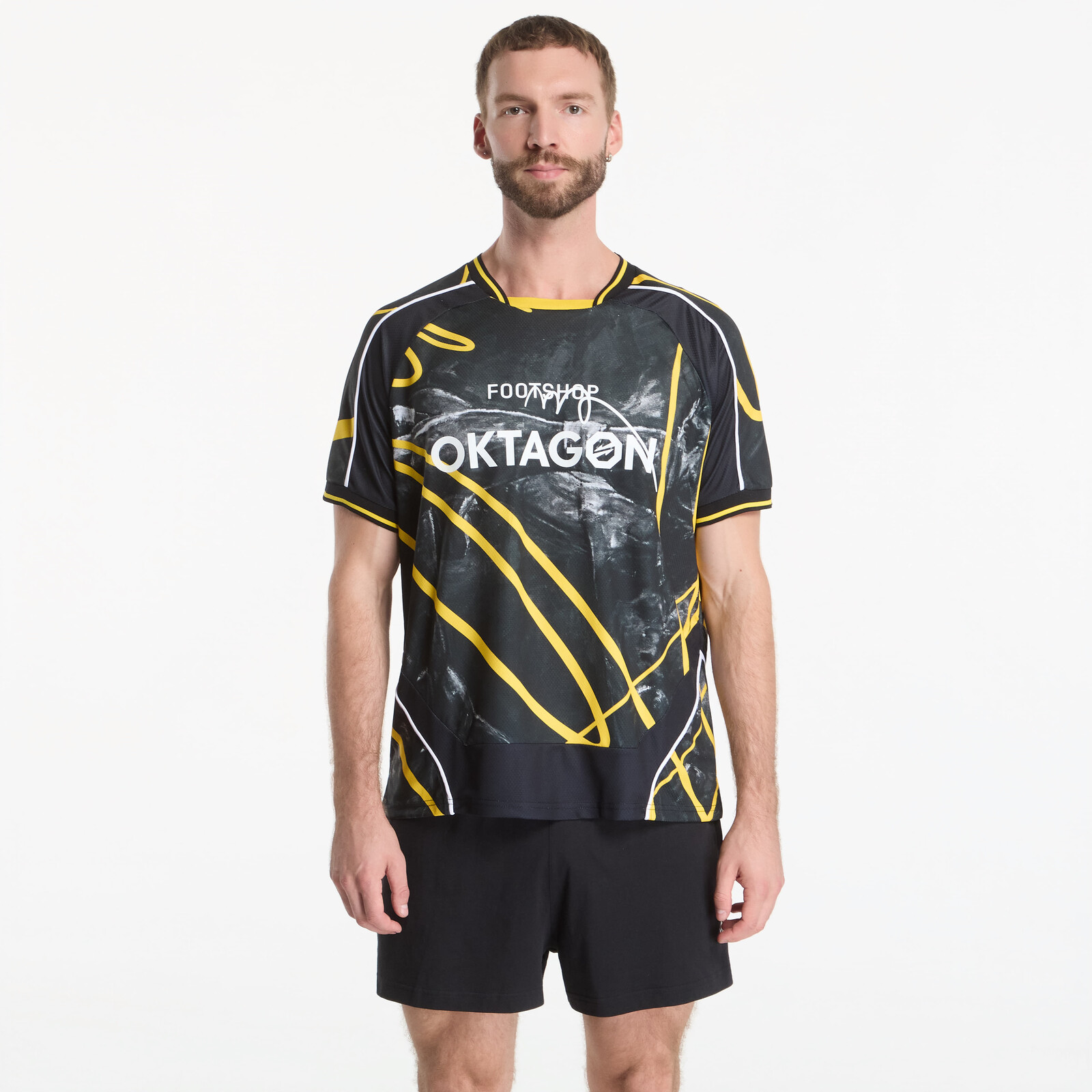 Dres Footshop x Oktagon Jersey Black L