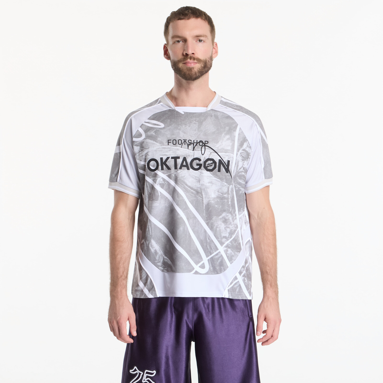 Dres Footshop x Oktagon Jersey White XL