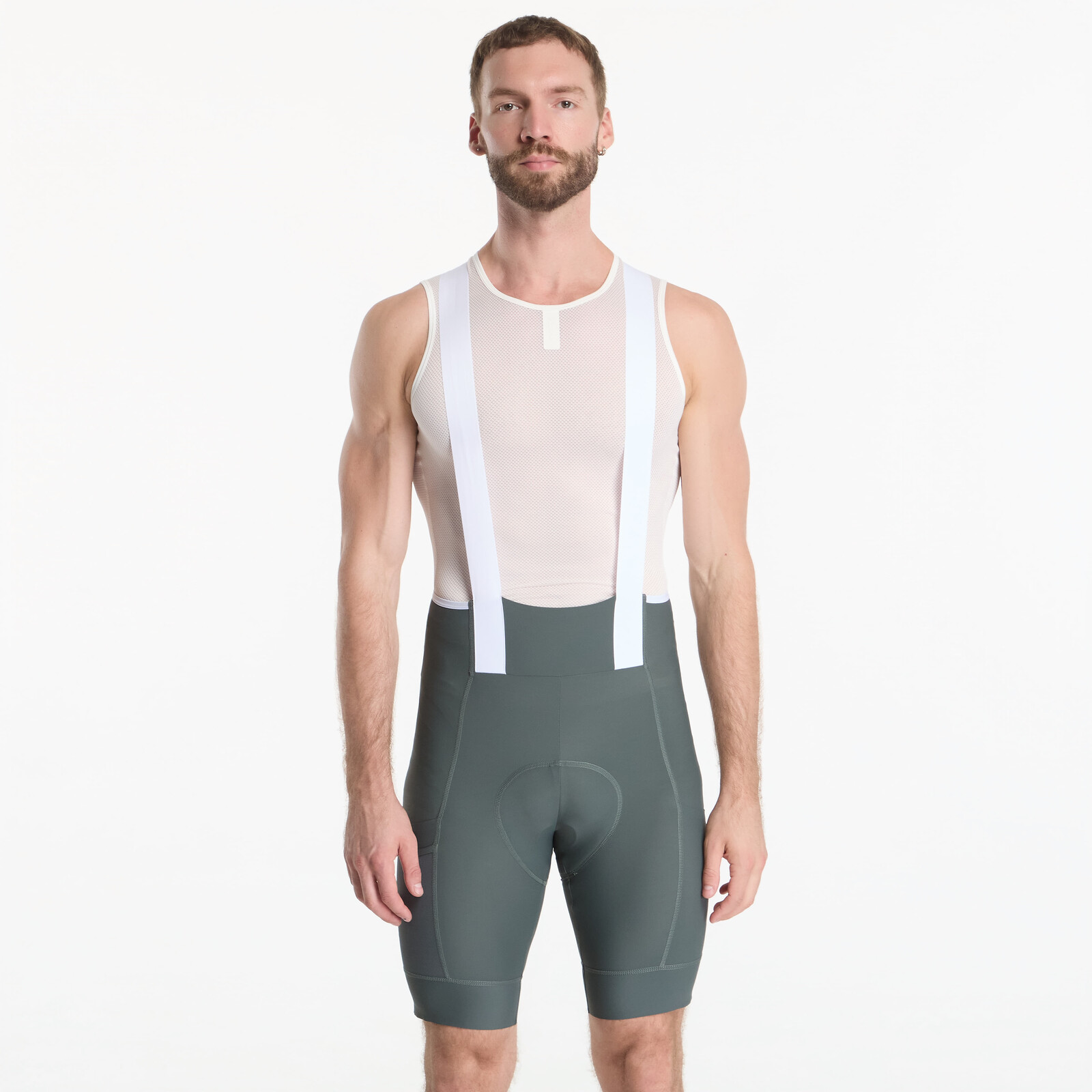Šortky Rapha Men's Brevet Element Cargo Bib Shorts Onyx/ White M