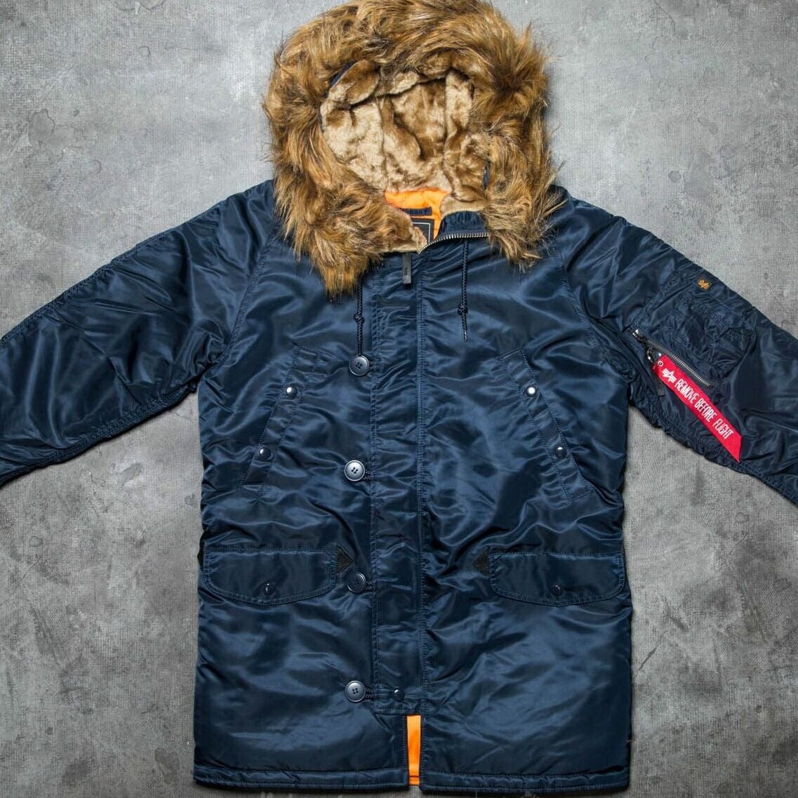 Bunda Alpha Industries N3B VF 59 Replica Blue M