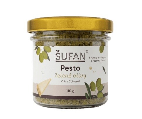 Šufan pesto 110 g - zelené olivy